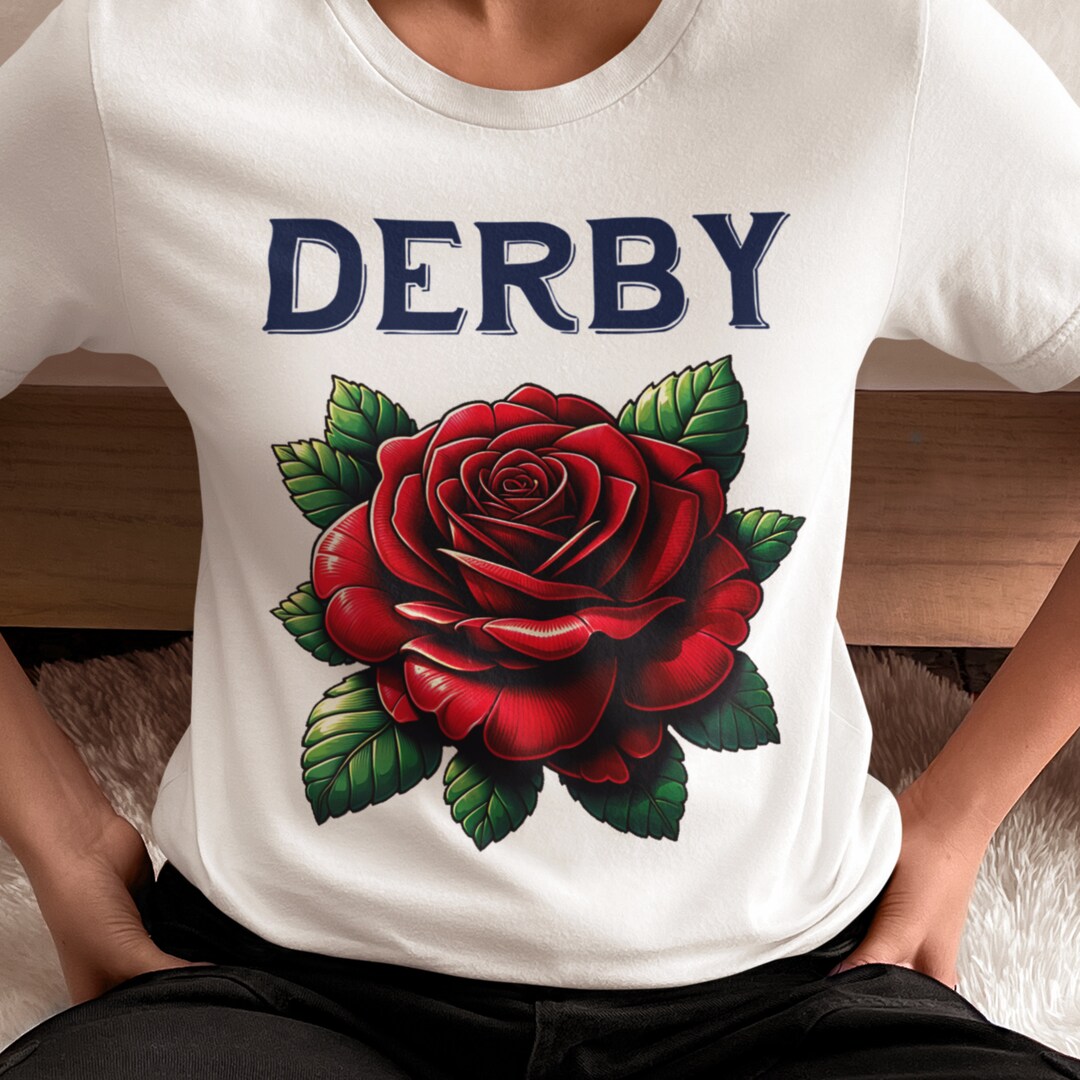Vintage Rose Derby Kentucky Style, Classic Rose Design PNG PDF SVG Pdf ...