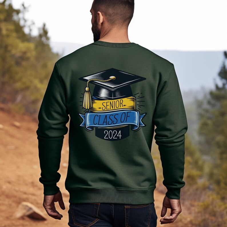 2024 Graduation Cap Design. PNG PDF SVG and Dxf Digital Download