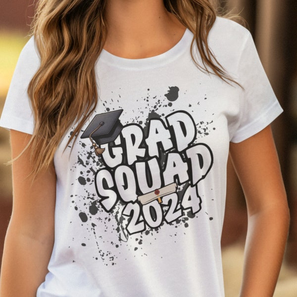 Celebrate 2024 Grad Success, Grad Squad 2024, Graduation 2024 PDF PNG SVG digital download, Sublimation download, 2024 Graduation