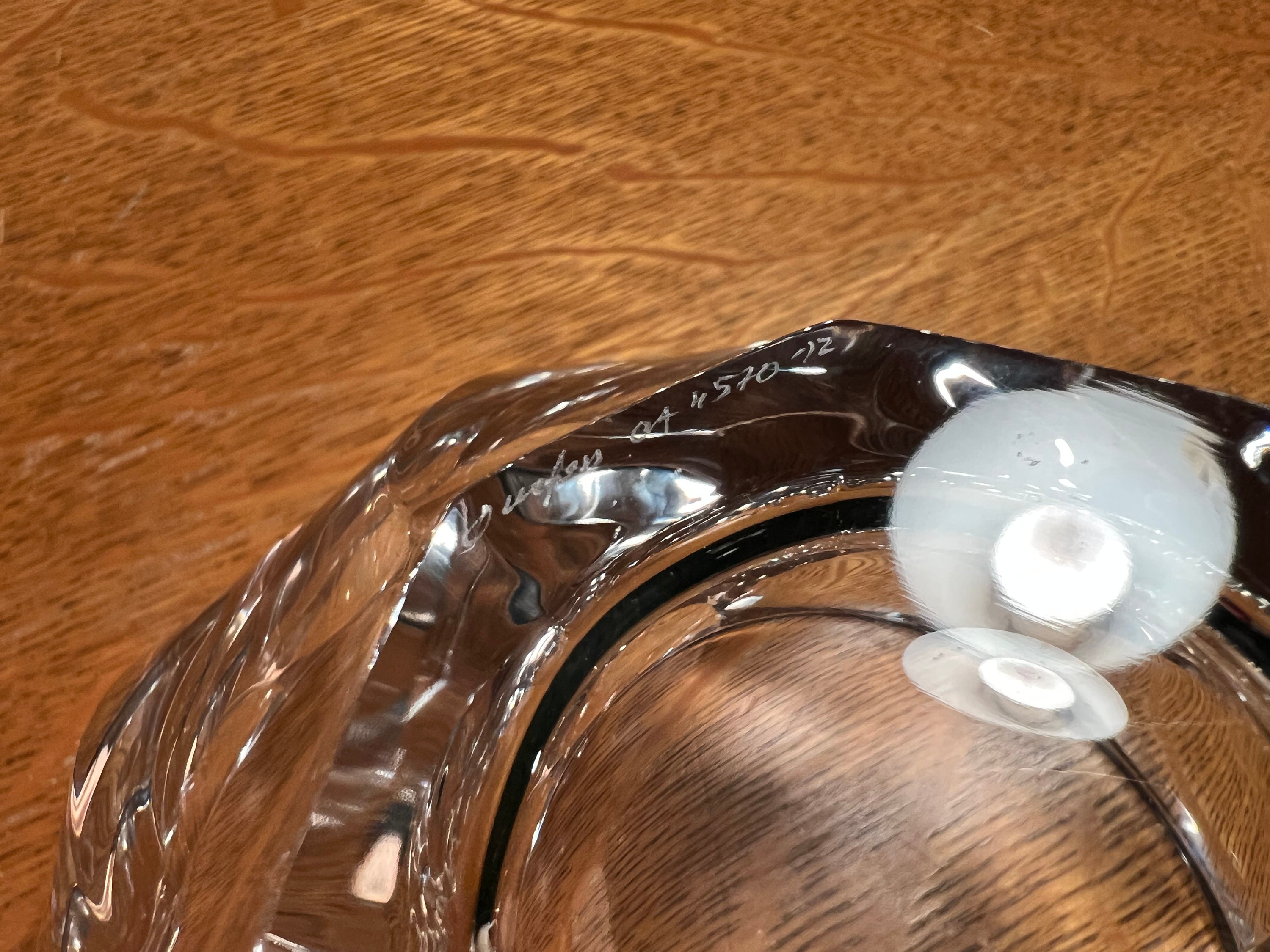 Orrefors Crystal Bowl - Etsy