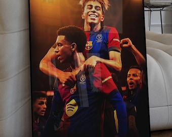 Lamine Yamal FC Barcelona Poster, Football Fan Art (Digital Download)