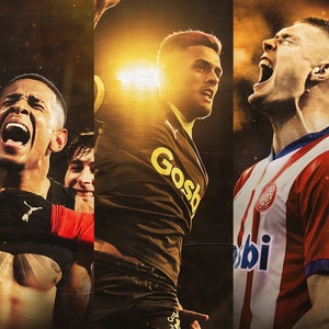 Posters van Girona Futbol Club, Voetbalkartel, Savinho, Yan Couto, Artem Dovbyk, Regalo del padre, Regalo hijo adolescente