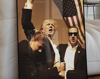 Donald Trump Poster, Exclusive Image, A2 Print (Digital Download)