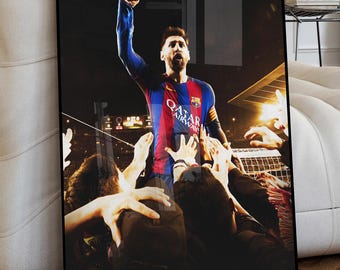 Leo Messi Barcelona Poster, A2 Football Art (Digital Download)