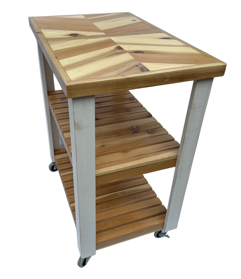 Rolling Kitchen Island With Storage Small Kitchen Island Chevron