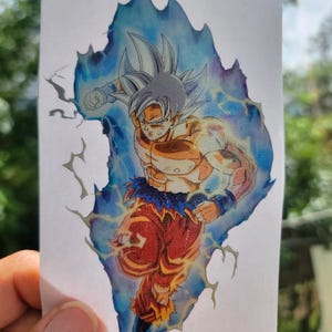 U.I Saiyan | Inspired | Reflective Sticker