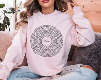 Vienna Song Lyric Sweatshirt, Billy Inspired Vintage Music Lover Crewneck