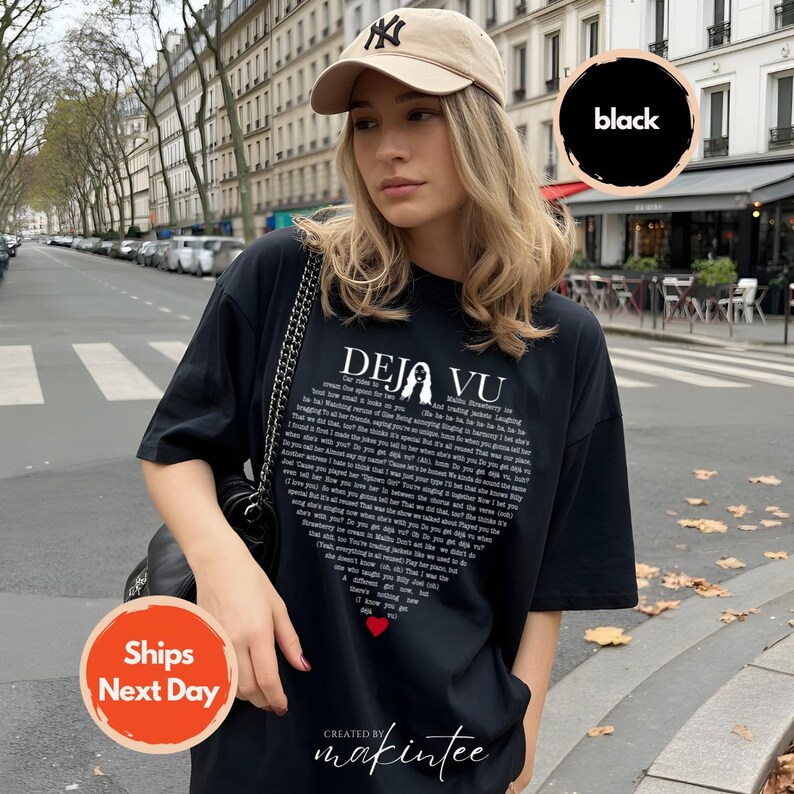 Deja Vu Lyrics Hoodie - Olivia Rodrigo Soft Casual Sweatshirt bild 15
