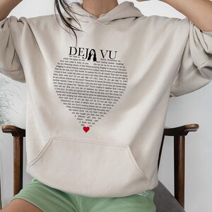 Deja Vu Lyrics Hoodie - Olivia Rodrigo Soft Casual Sweatshirt bild 19