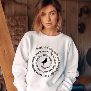 Beatles Blackbird Sweatshirt - Etsy