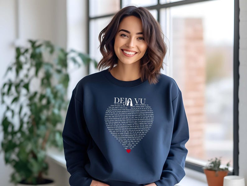 Deja Vu Lyrics Hoodie - Olivia Rodrigo Soft Casual Sweatshirt bild 17
