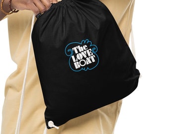 The Love Boat Organic Cotton Drawstring Bag - Retro TV Show