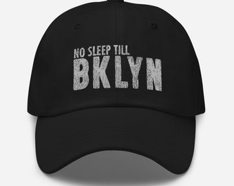 Distressed Dad Hat - No Sleep Til Brooklyn, Beasties!