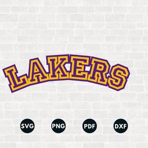 Lakers Svg, Modello Lakers, Stencil Lakers, Regali di basket, Sport digitale, Adesivo Svg, Ornamento Lakers Svg,