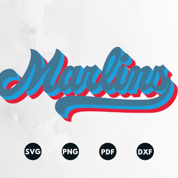 Marlins Svg, Marlins Template, Marlins Stencil, Baseball Gifts, Sticker Svg, Marlins Ornament Svg,
