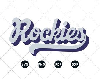 Rockies Svg, RockiesTemplate, Rockies Stencil, Baseball Gifts, Sticker Svg, Rockies Ornament Svg,