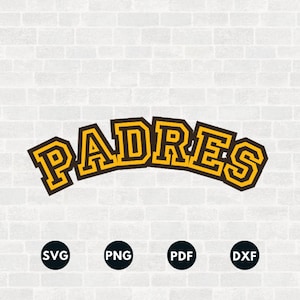 Padres SVG, Padres Vorlage, Padres Stencil, Baseball Geschenke, Aufkleber svg, Padres Ornament svg,