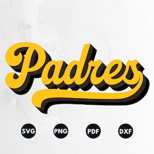 Padres Svg, Padres Template, Padres Stencil, Baseball Gifts, Sticker Svg, Padres Ornament Svg,
