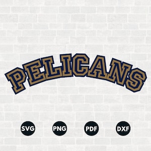 Pelicans Svg, Modello Pelicans, Stencil Pelicans, Regali di basket, Sport digitale, Adesivo Svg, Pelicans Ornament Svg,