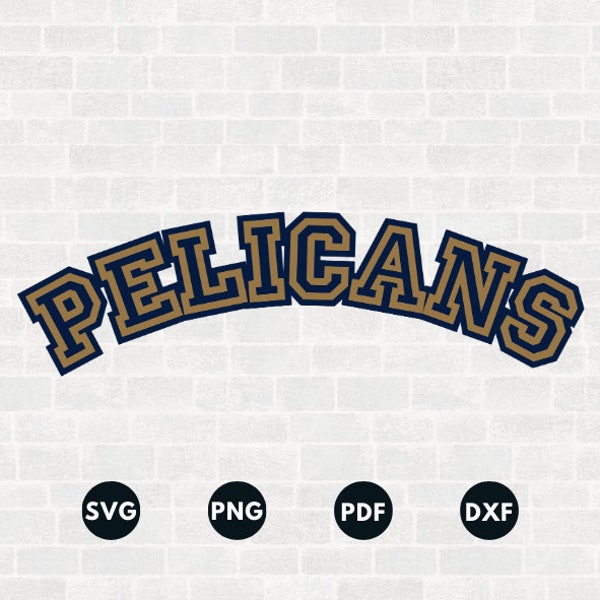 Pelicans Svg, Pelicans Template, Pelicans Stencil, Basketball Gifts, Digital sport, Sticker Svg, Pelicans Ornament Svg,