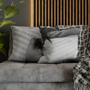 Music Square Pillow Case