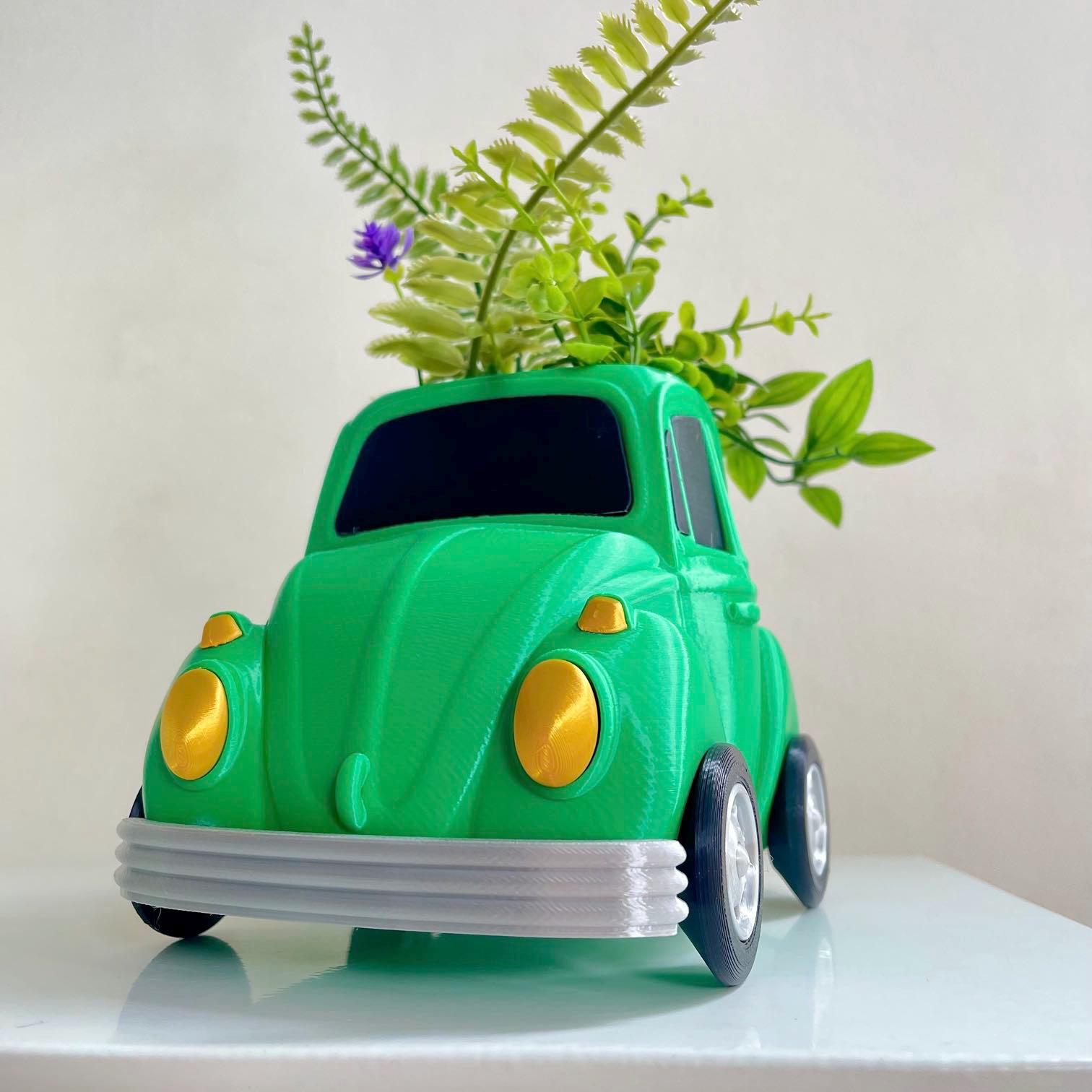 Beetle Car-container -planter-stl File - Etsy