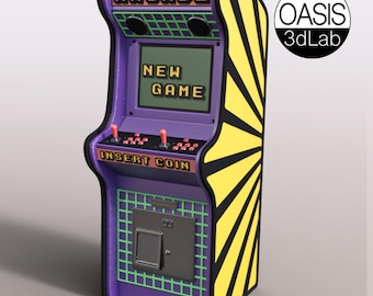 Arcade Bank-Money Box -Stl file-For 3d print