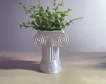 Greek Pillar Planter/Container -3d printable home decor  -Stl file