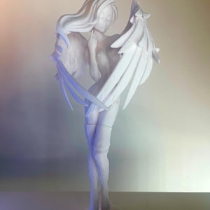 Sculpture féminine ange - pour impression 3D - fichier STL