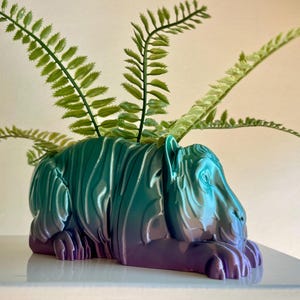 TIGER PLANT POT-Stl file for 3d print