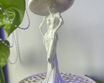 Lady Mushroom -3d print ready-STL file