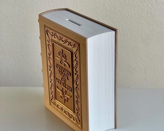 Book Piggy Bank-Money Box -Stl file-For 3d print