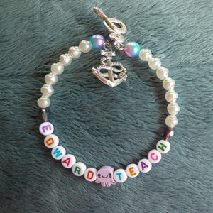 Edward Teach Beaded Charm Bracelet | Our Flag Means Death