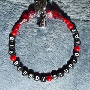 Big Bloody Stupid Hat Beaded Charm Bracelet | What We Do in the Shadows