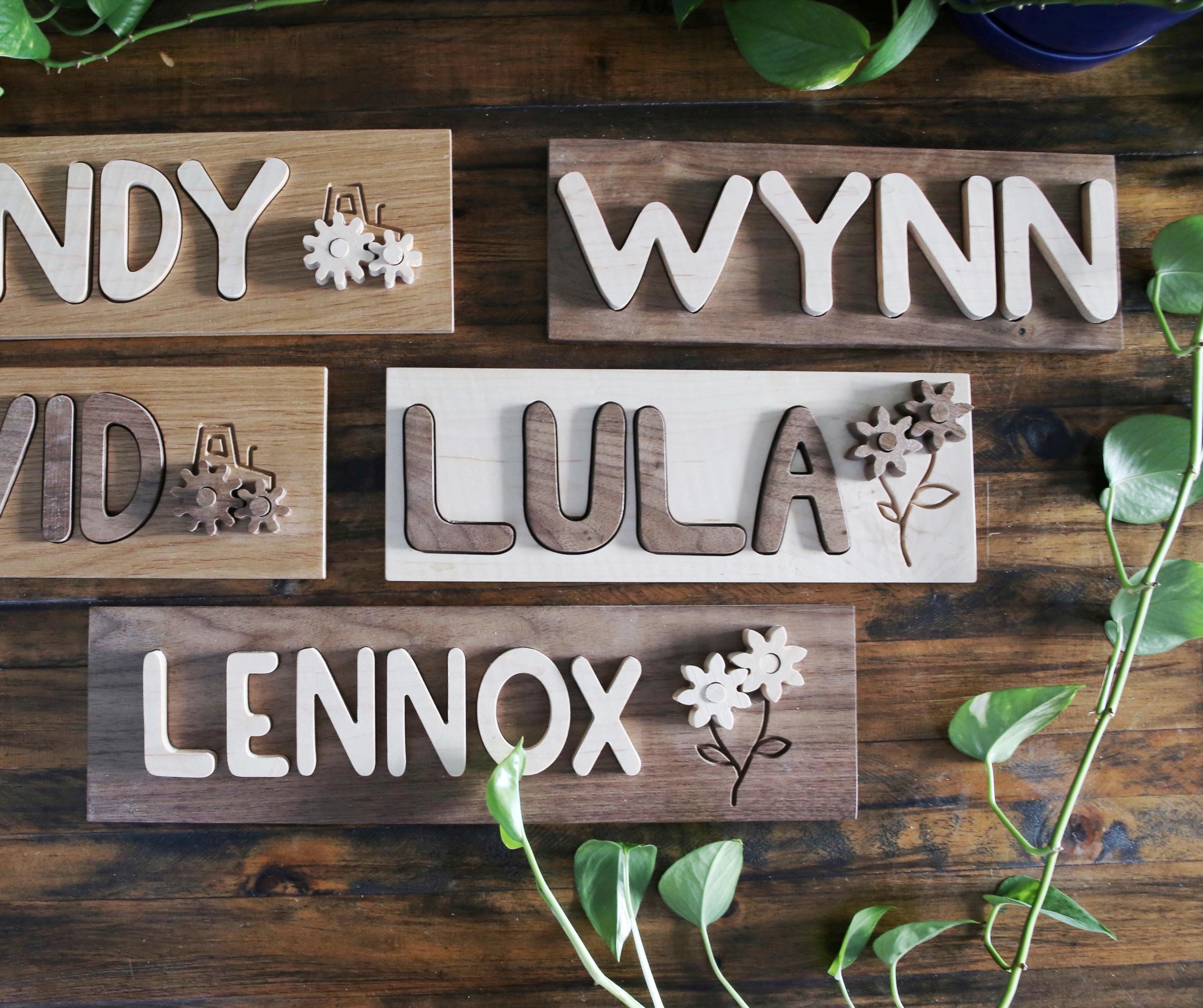 Personalized Wood Name Puzzle Gift