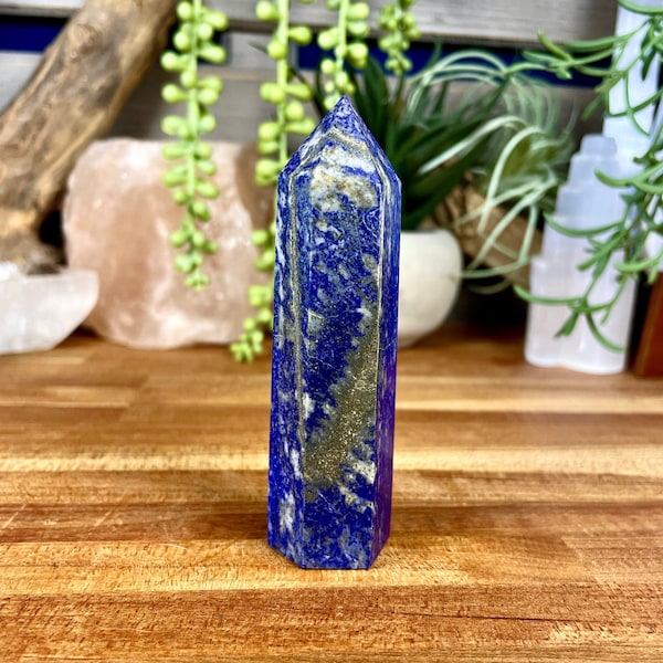 Cobalt Blue Lapis Lazuli Tower