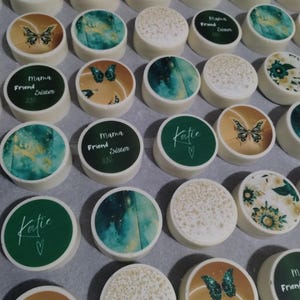 Custom Edible Images Oreo Cupcake Toppers Drink Toppers 1&quot; 2&quot; |