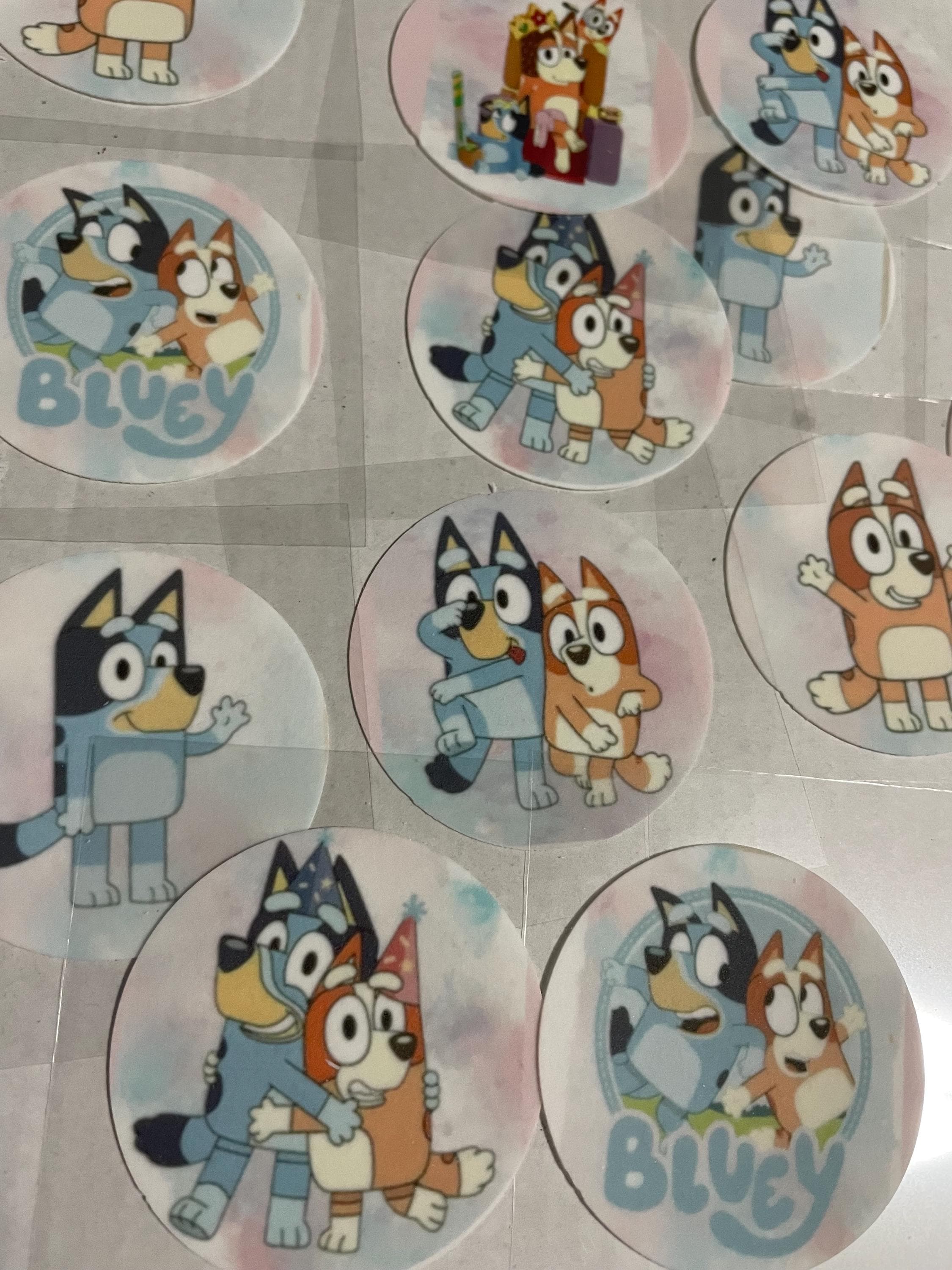 Bluey Frosting Toppers
