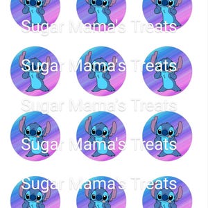 Blue Alien Edible Images | Cupcake, Oreo & Drink Images 1” 2” |  | Cupcake Toppers | Cookie Toppers | Party