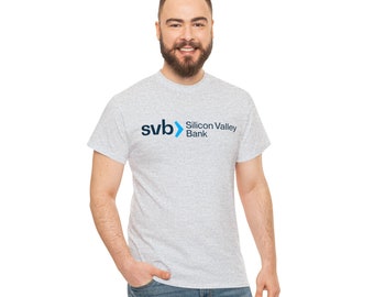 T-Shirt Col rond SILICON VALLEY Bank Qualité supérieure, Unisexe