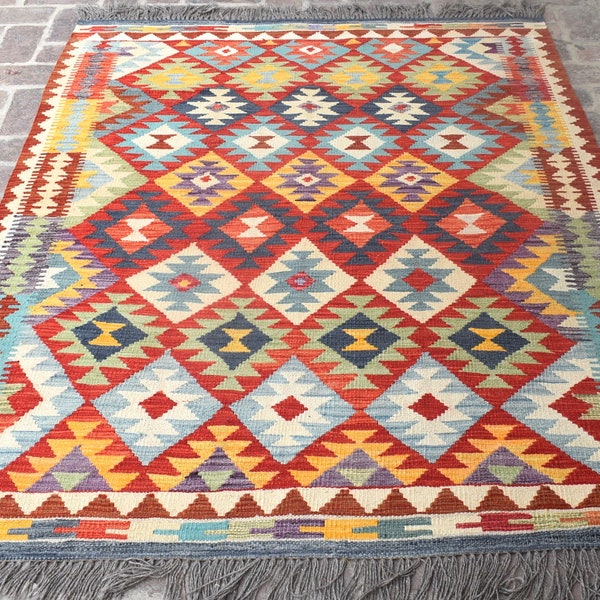 Blue Vintage Rug Etsy