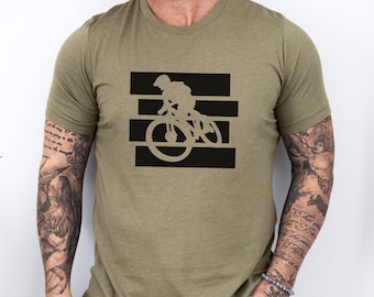Mountain Bike Shirt, Cycling Gift for Dads, Downhill MTB Tee, Gift for Bike Lover