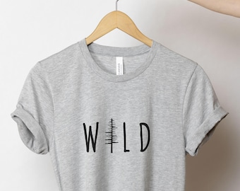 Wild Tree Graphic Tee, Nature Lover Gift