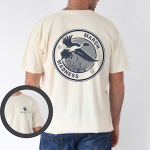 Marsh Madness Shirt for Duck Hunter, Comfort Colors® Waterfowl Hunting Gift, Boykin Spaniel Shirt, Lab bird hunting