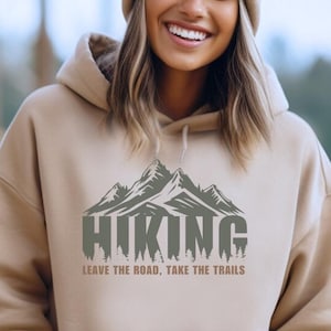 Hoodie voor bergwandelen: uniseks avonturensweater