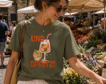 Aperol Spritz Shirt | Euro Summer Tee | Italy Vacation Tshirt | Amalfi Coast Italian Summer | Comfort Colors Graphic Tee