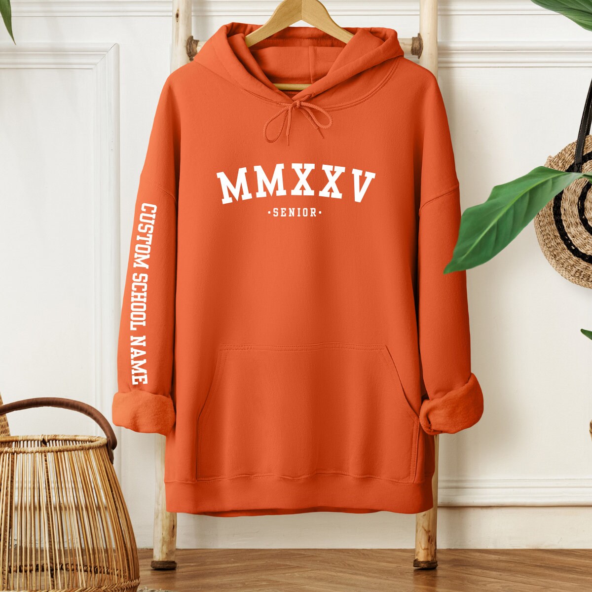 Personalized Senior 2025 Hoodie Aesthetic Sweatshirt Graduation Gift Class of 2025 Personalized