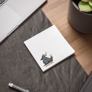 Frog Sticky Notes | Funny Desk Notes Memo Pad | We Ride at Dawn Frog Meme | Coworker Gift Desk Accessories image 6