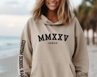 Personalized Senior 2025 Hoodie | Aesthetic Sweatshirt Graduation Gift | Class of 2025 Personalized Shirt