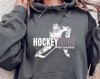 Hockey Mom Hoodie: Personalized Sports Mama Sweatshirt